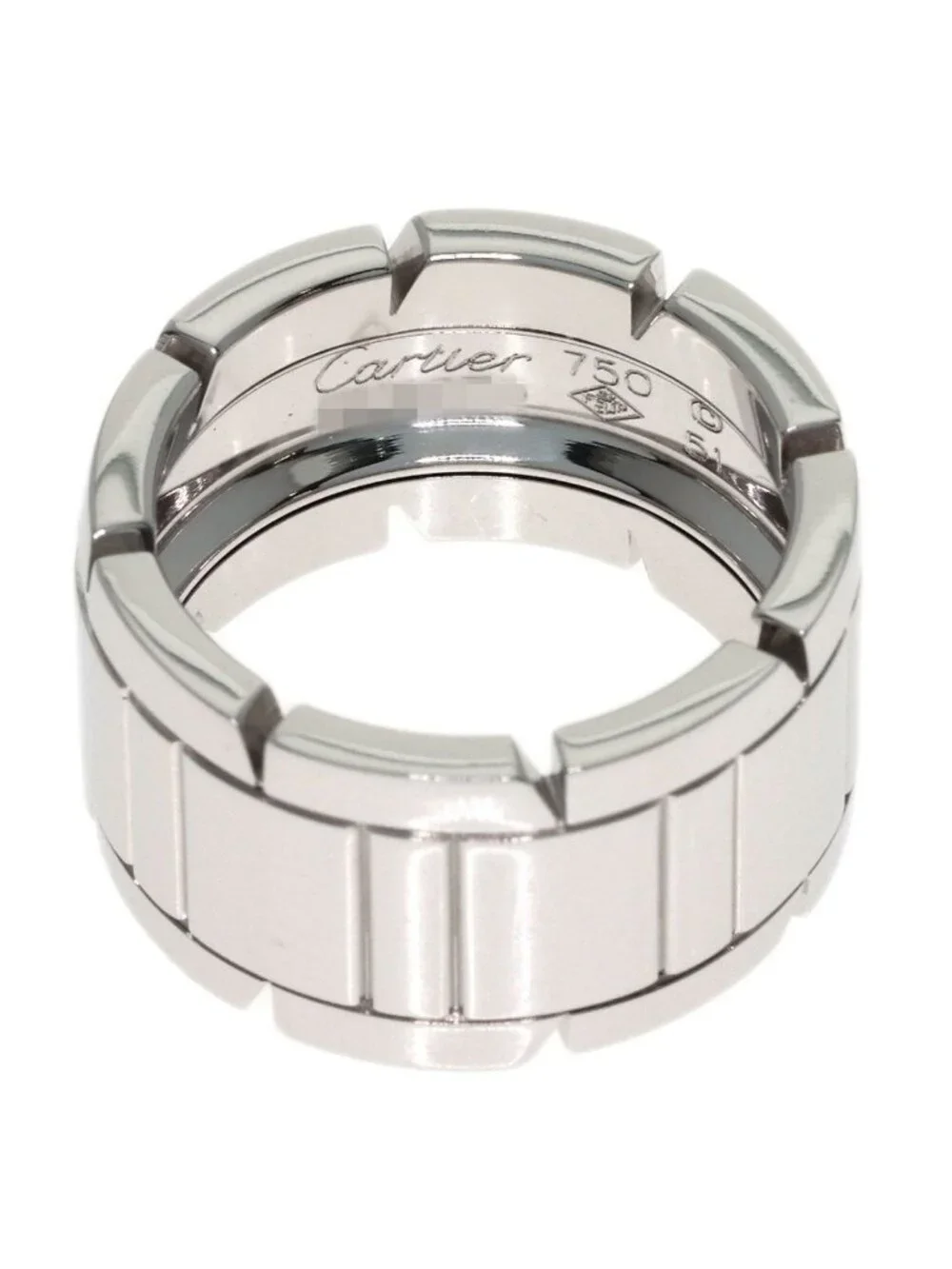 Cartier Tank Francaise LM 51 Ring 18k White Gold